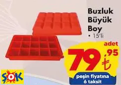 BUZLUK BÜYÜK BOY 15'Lİ BUZLUK BÜYÜK BOY 15'Lİ